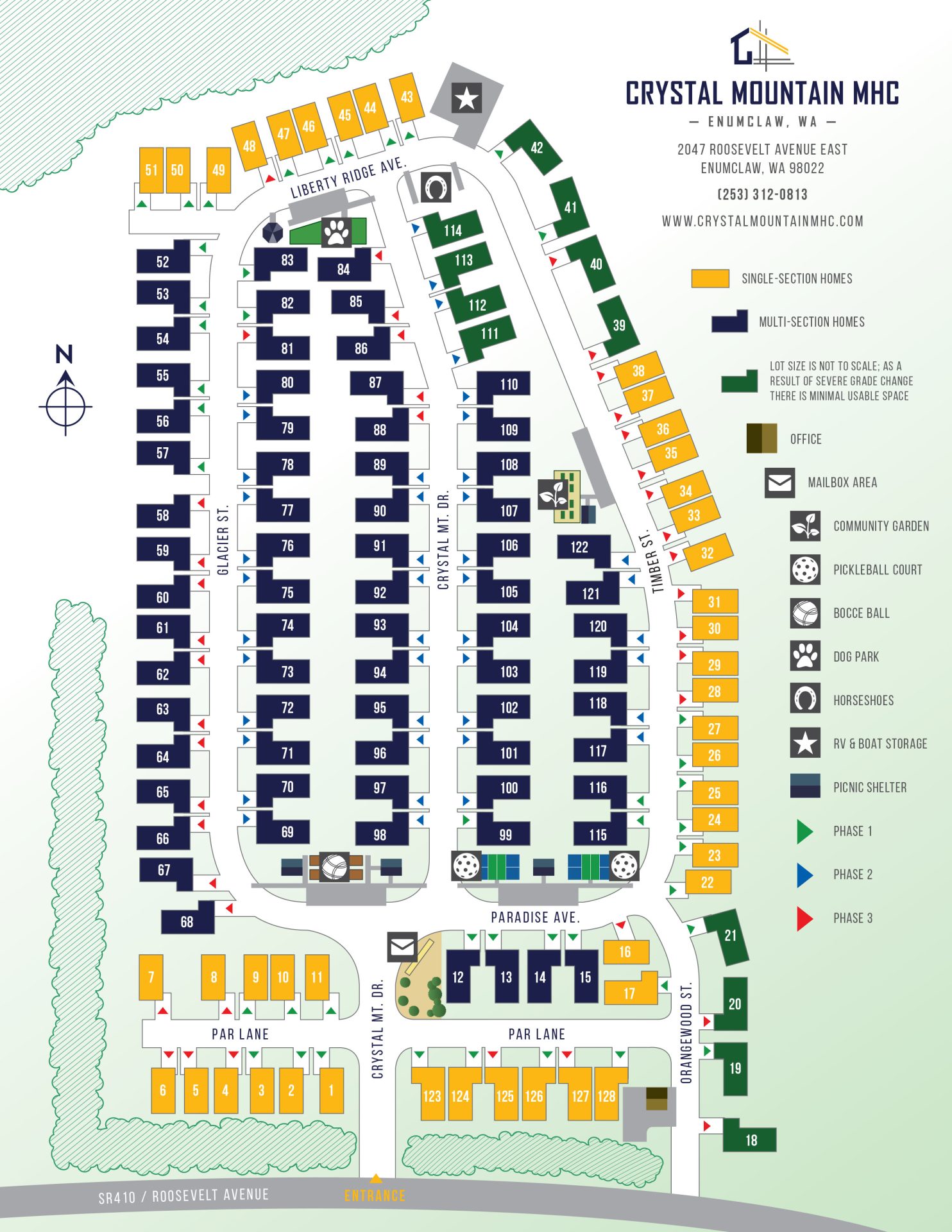 Crystal Mountain Map